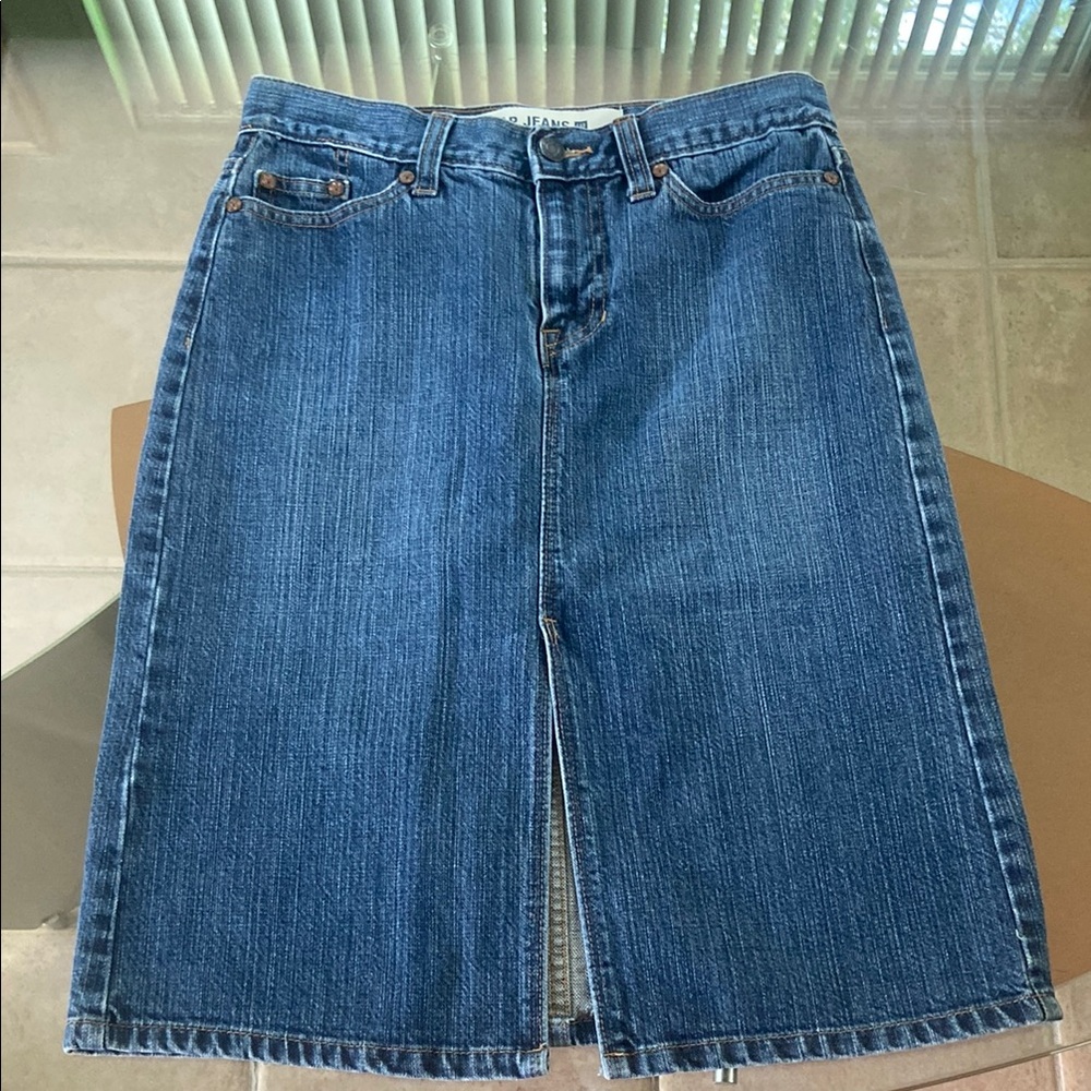 Y2K GAP denim pencil skirt